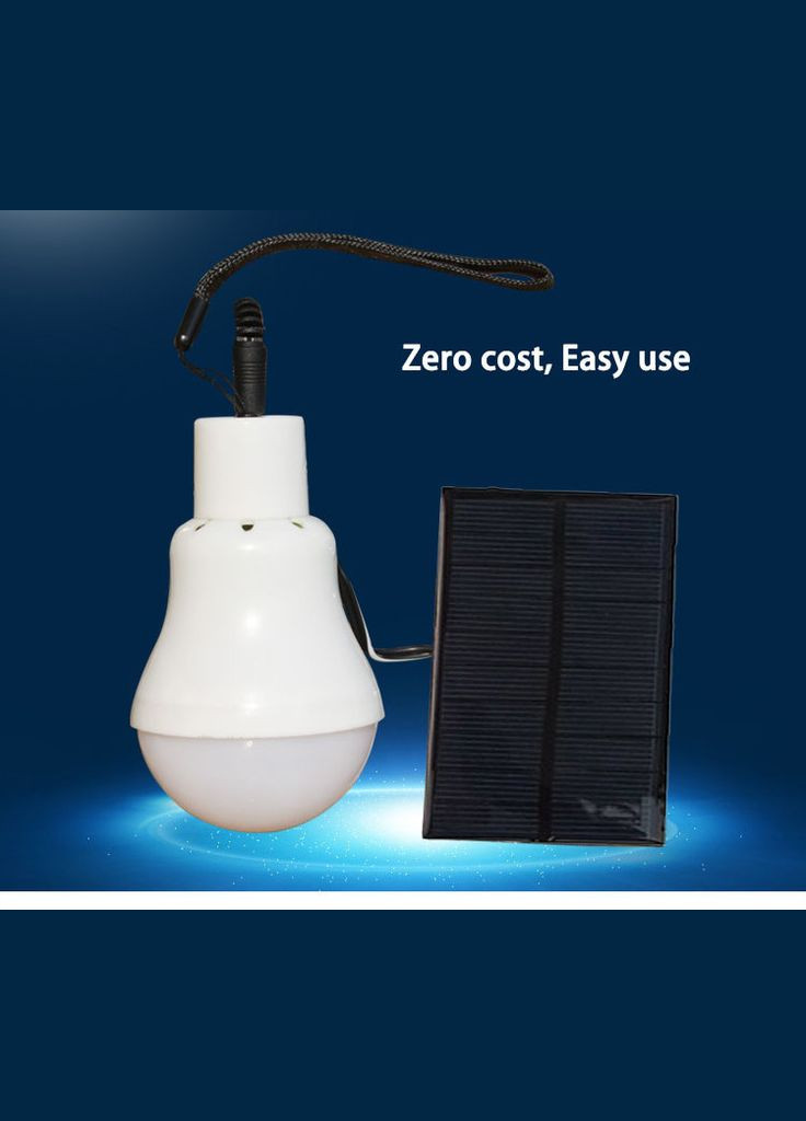 Лампа похідна в намет з зарядкою від сонячної батареї 15 Вт 130lm A.G. (299770153)