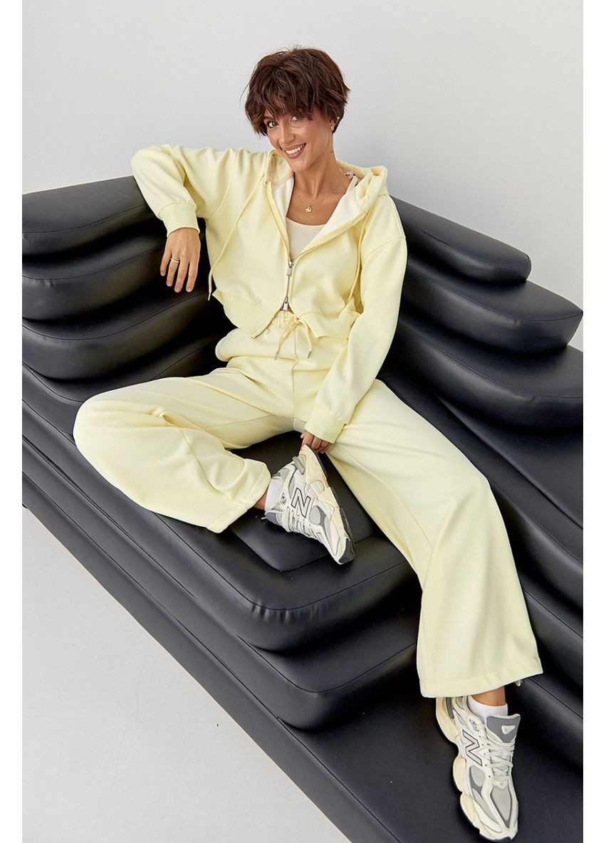 Теплый спортивный костюм с объемной надписью Lurex Спортивный костюм (370381233)