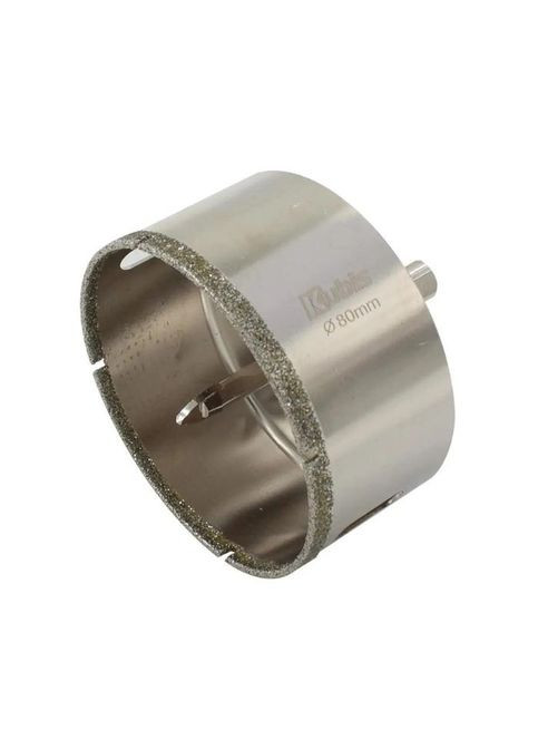 Сверло корончатое бриллиантовое KERAMIK PLUS 80мм с центрирующим сверлом, камень, гранит, керамогранит Kubis (363055684)