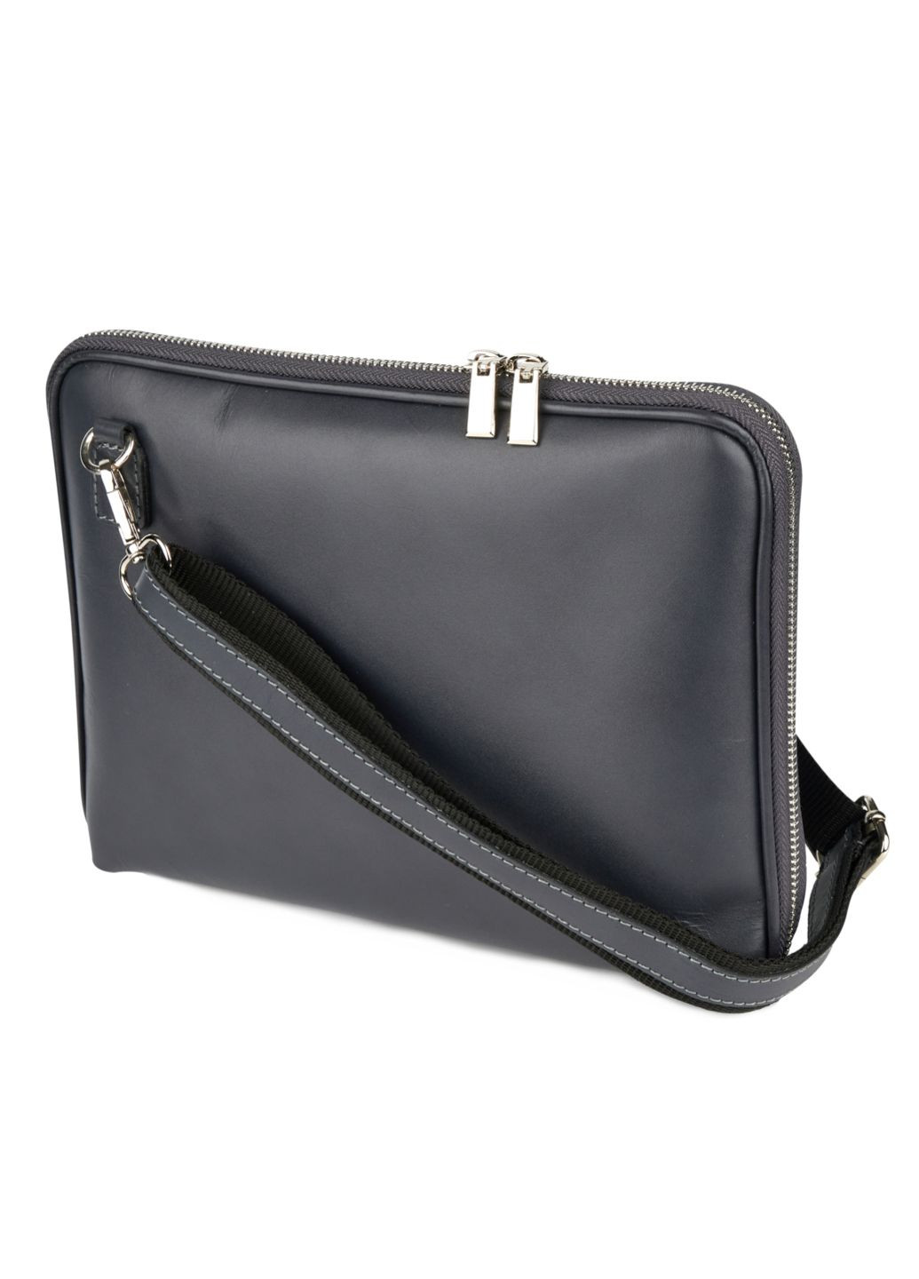 Сумка мессенджер деловая женская натуральная кожа серая Fior Di Loto (371884210)