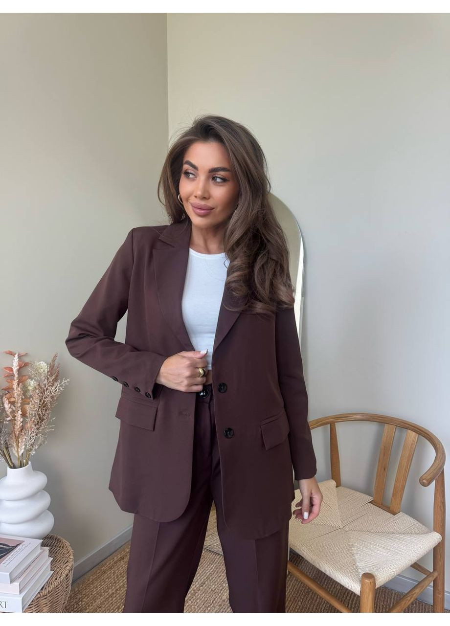 Жіночий костюм двійка жакет та штани MonCher (353689625)