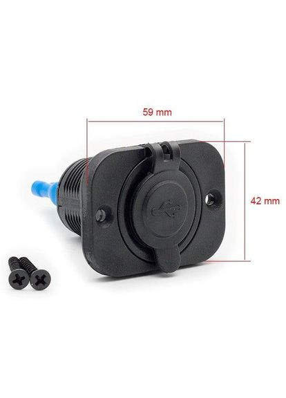 USB разъем серии 17-002 2 ports/universal Carav (346501674)