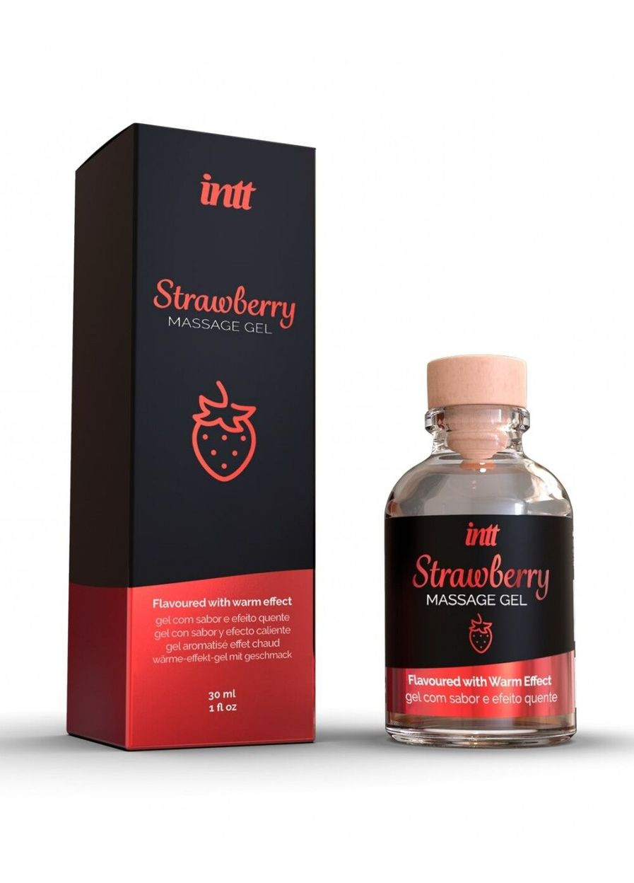 Массажный гель для интимных зон Strawberry (30 мл) CherryLove Intt (282709187)