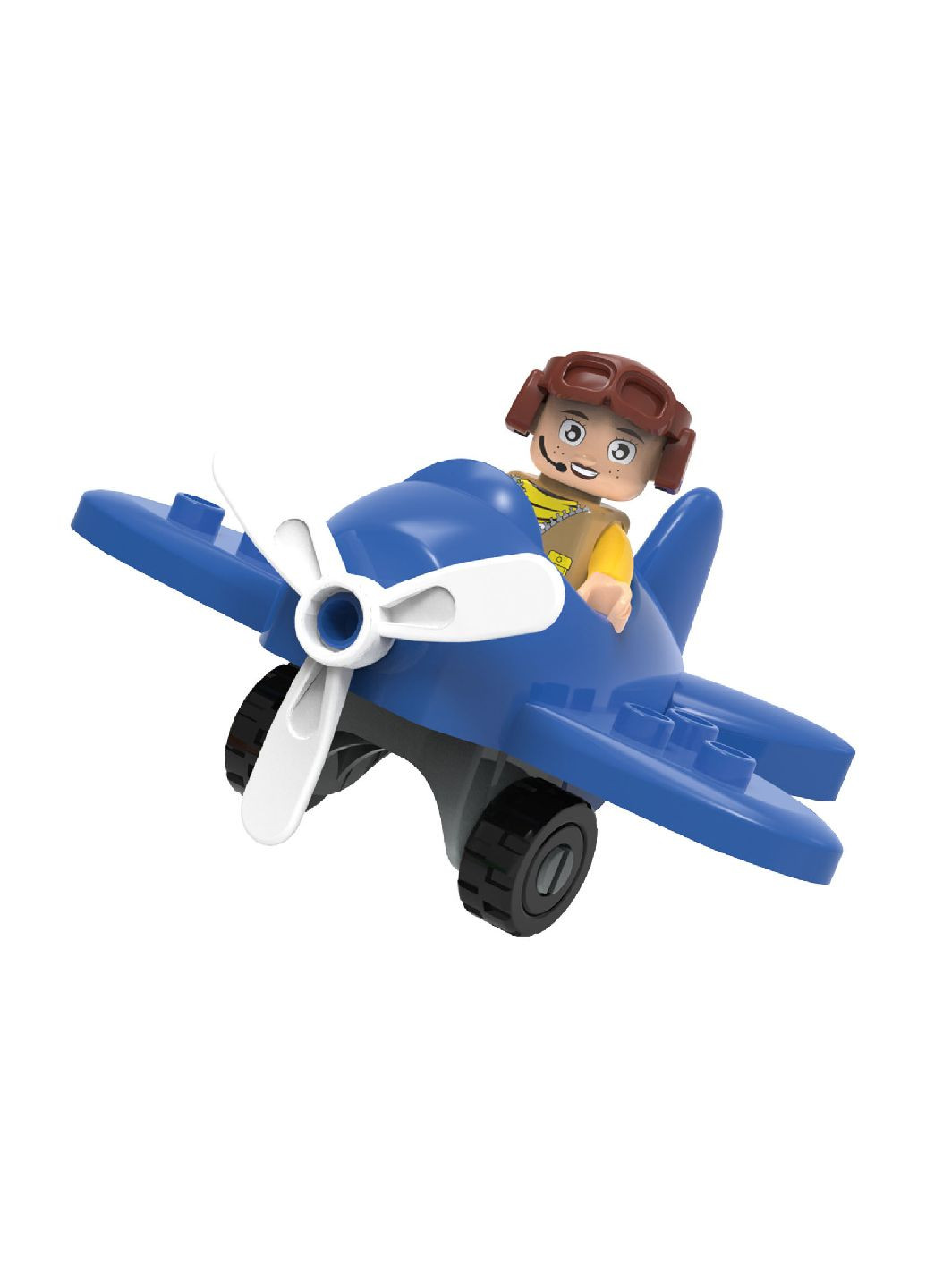 Детский конструктор Самолет разноцветный Lidl Playtive (292727594)