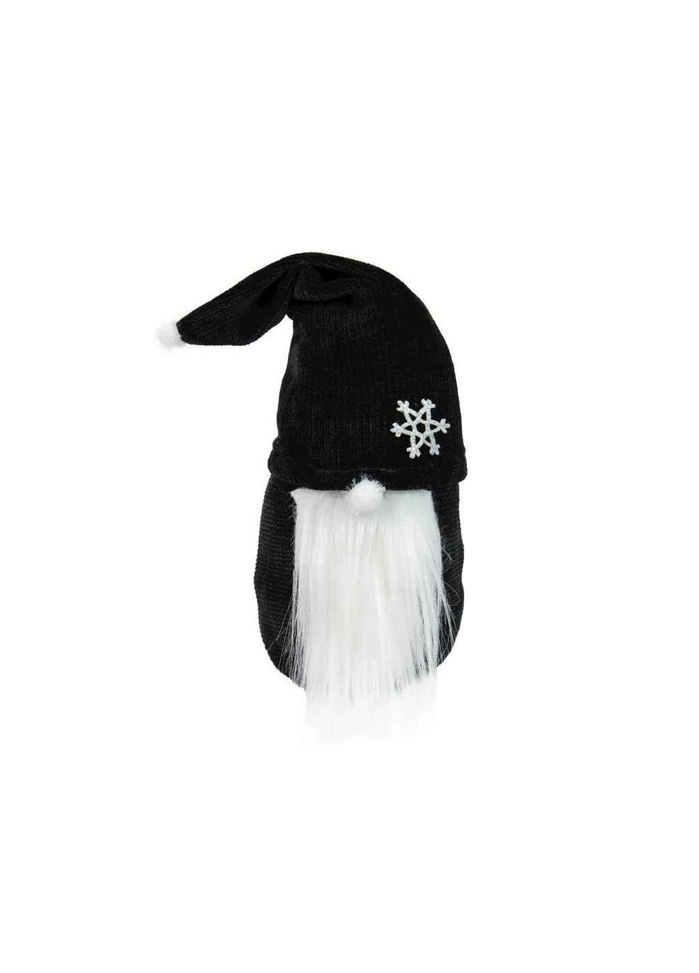 Новорічний Гном великий 22см чорний 60606 ТМ Strateg (303417310)