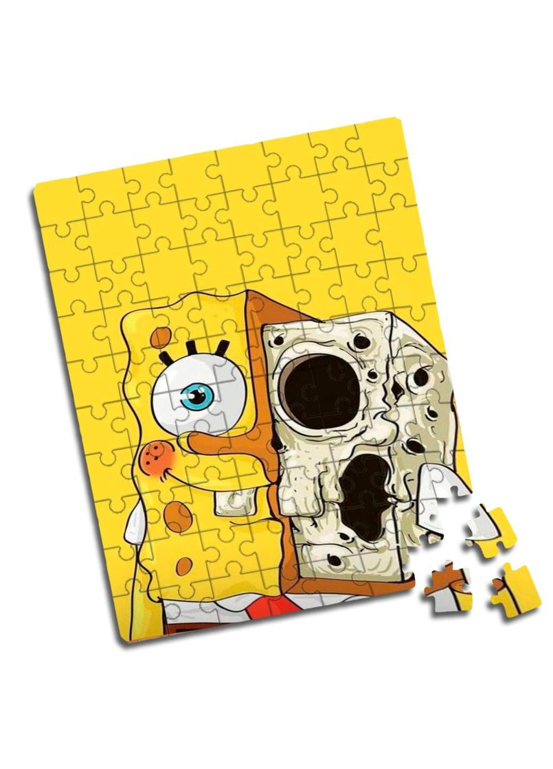 Пазл Губка боб A4 80 елементів No Brand (309152161)