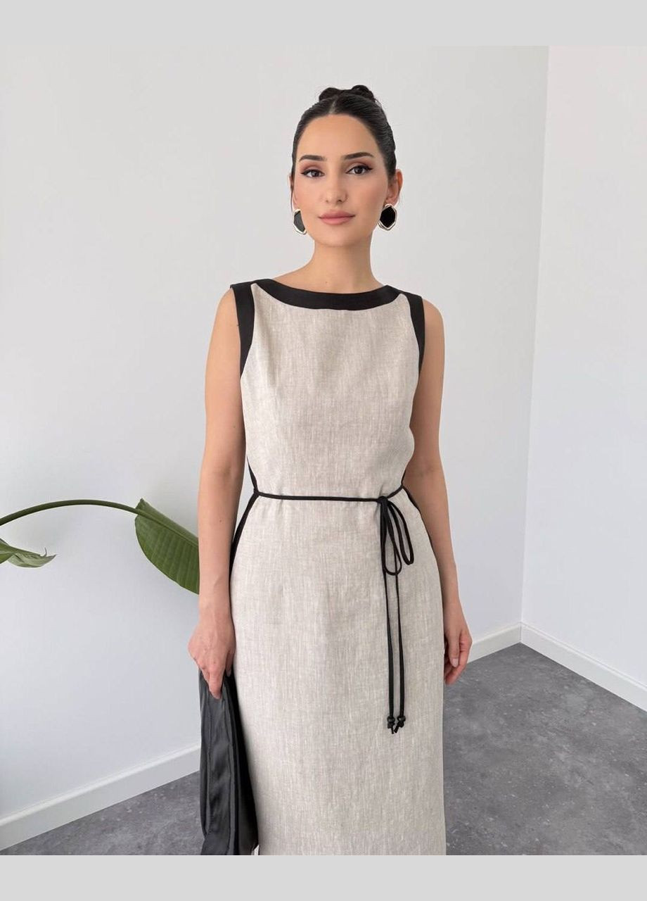 Бежева повсякденний сукня жіноча Україна однотонна