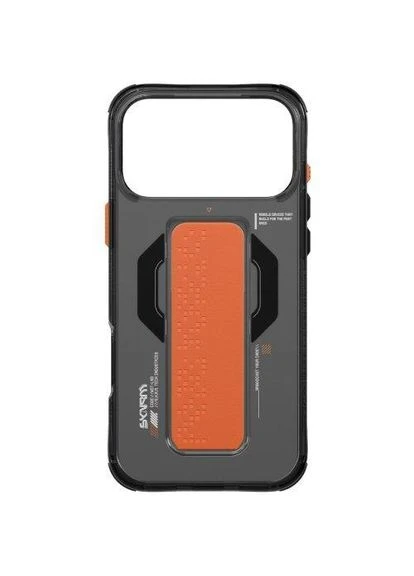 Чехол-накладка Haxa (Mag-Charge + Grip-Stand) iPhone 17 Pro (6.3") graphite SkinArma (392165132)