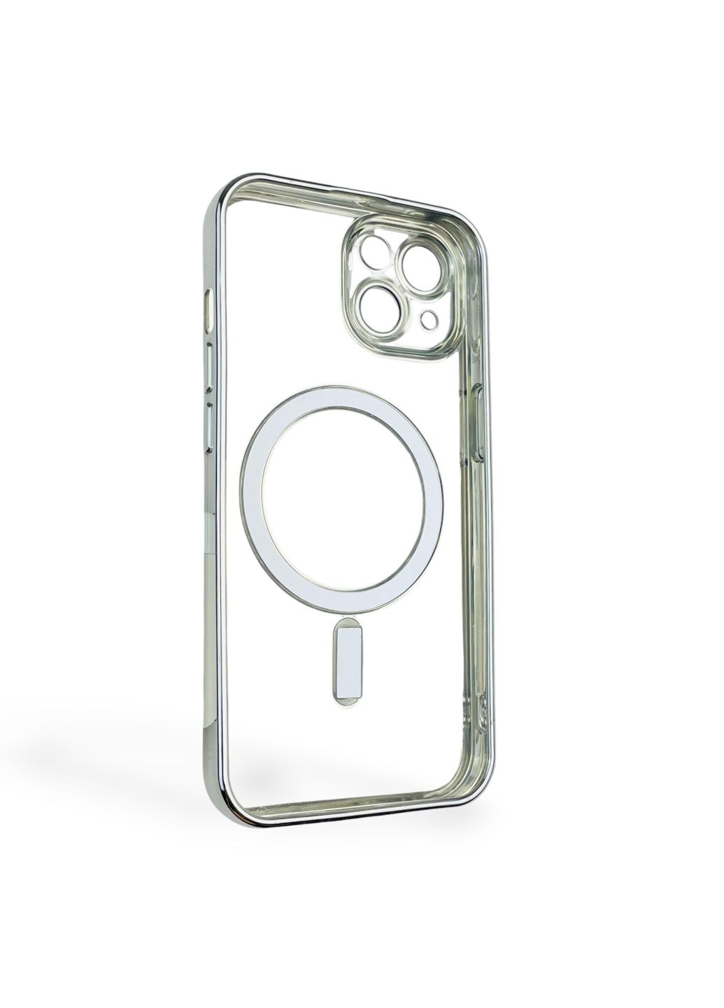 Чохол для iPhone 13 з лінзами на камері з MagSafe на айфон 13 срібний Apple (366386660)