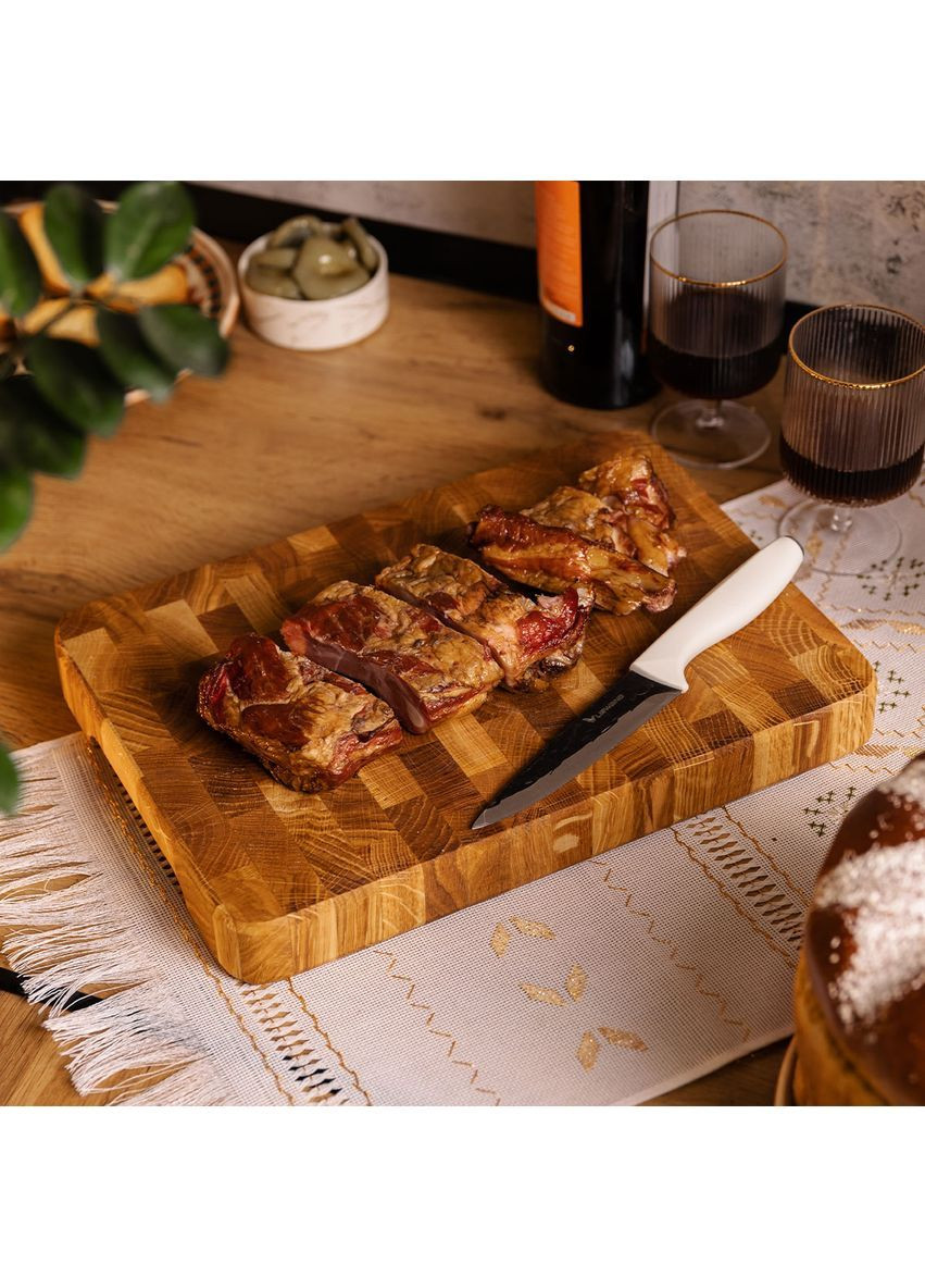 Разделочная доска торцевая Домино 20*30 см, дуб LUGI C50W200300D No Brand (366830638)