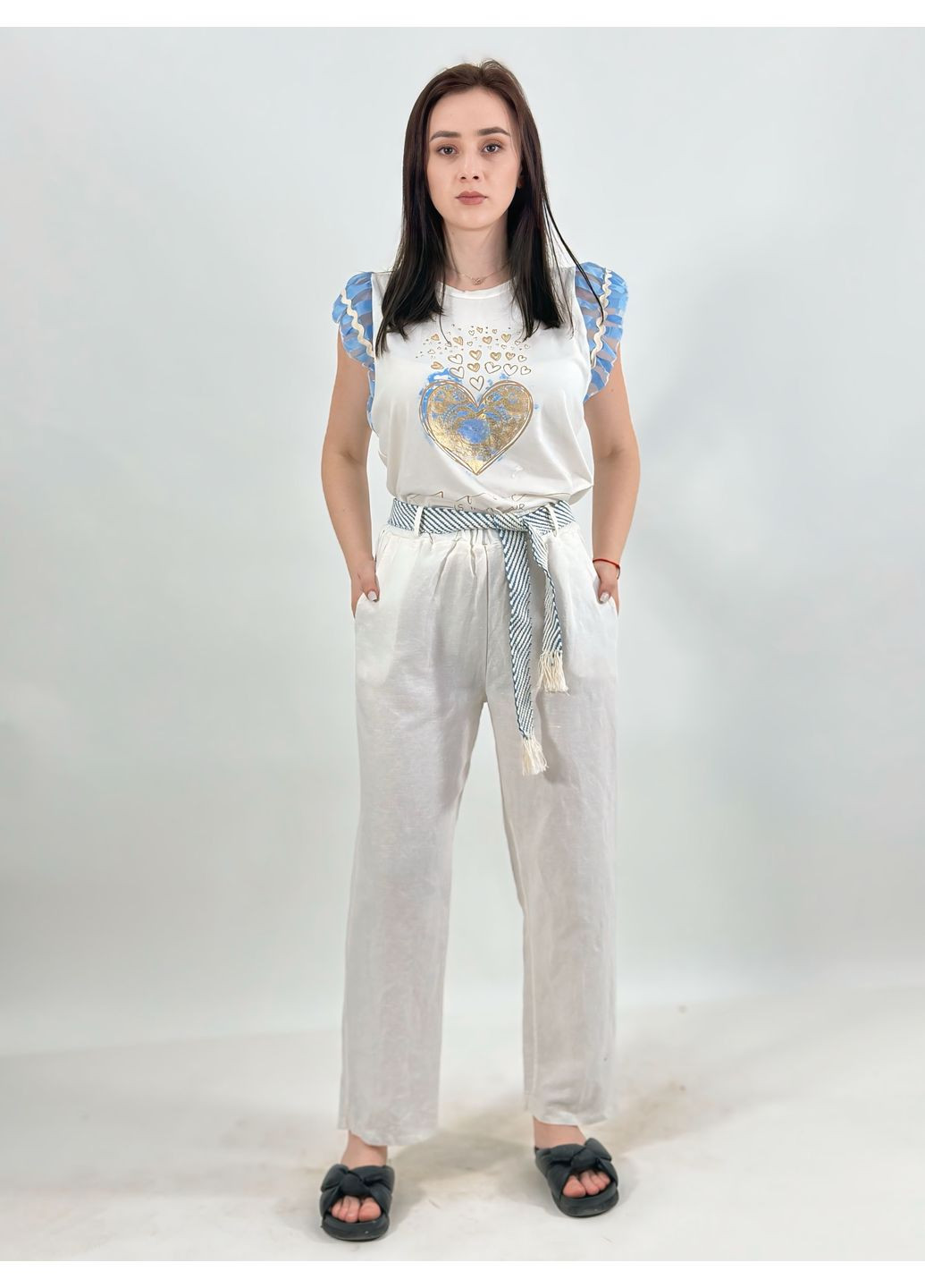 Штани лляні Hello (352308330)