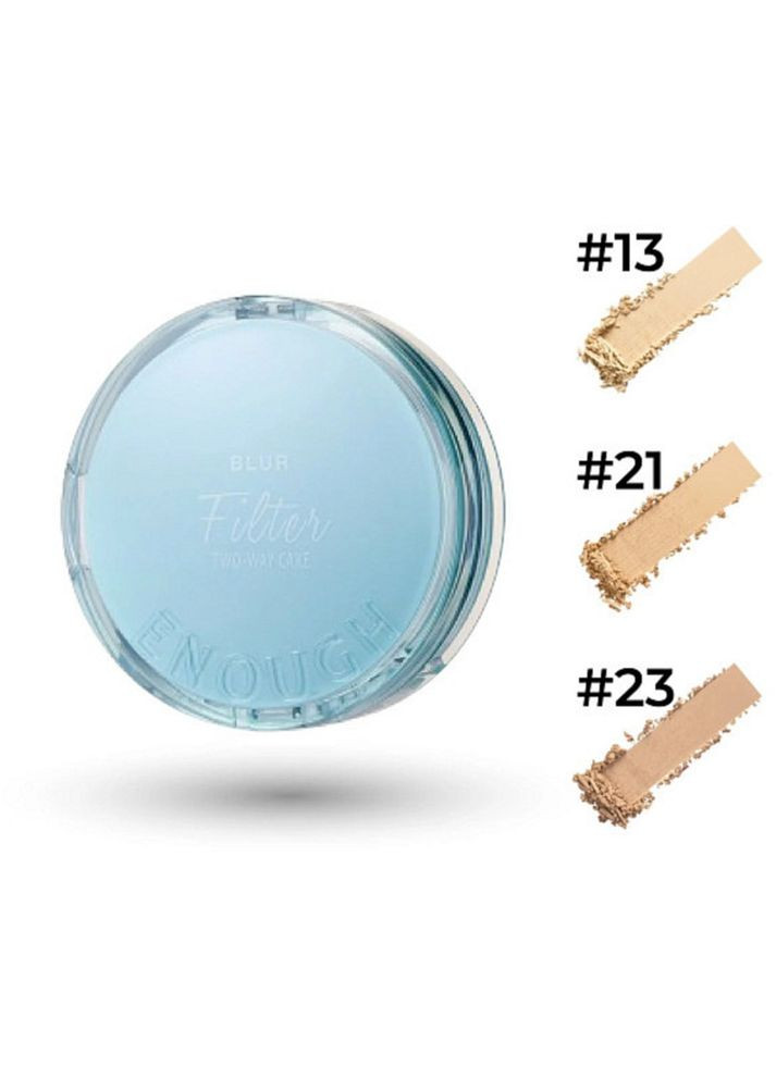 Пудра Blur Filter Two-Way Cake SPF 28 PA++#23 2 шт*12 г (8809136714599) ENOUGH (360715261)