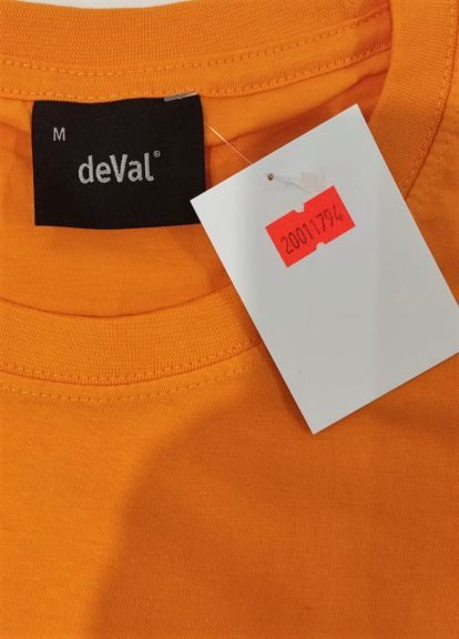 Оранжевая футболка Deval