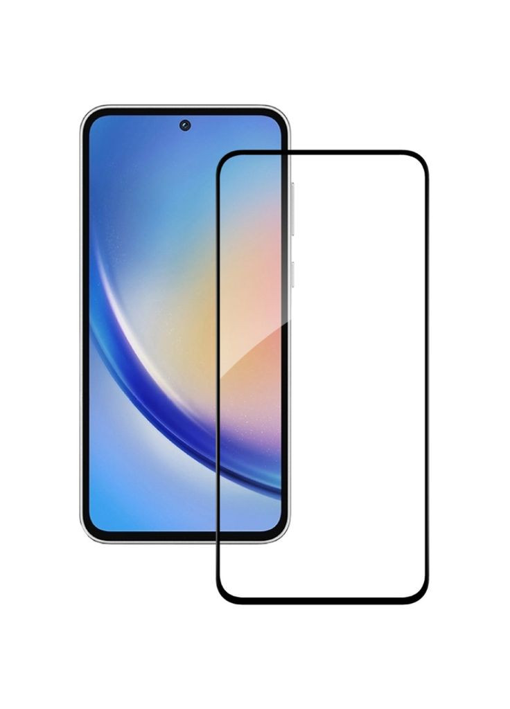 Стекло защитное (m468704) ACCLAB Full Glue Samsung A35 Black (367066727)