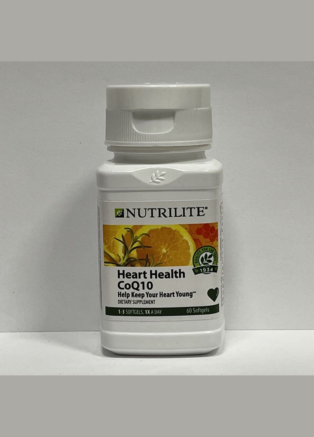 Харчова добавка для здоров'я серця Amway Heart Health CoQ10 60 капсул Nutrilite (280265988)