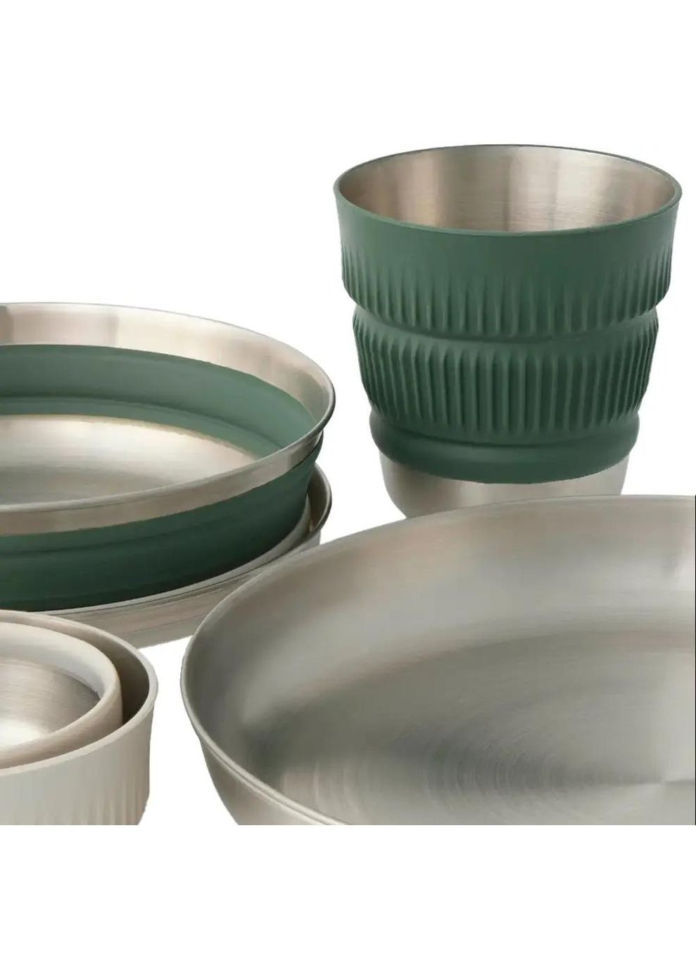 Набор посуды Detour Stainless Steel Collapsible Dinnerware Set Sea To Summit (360238329)