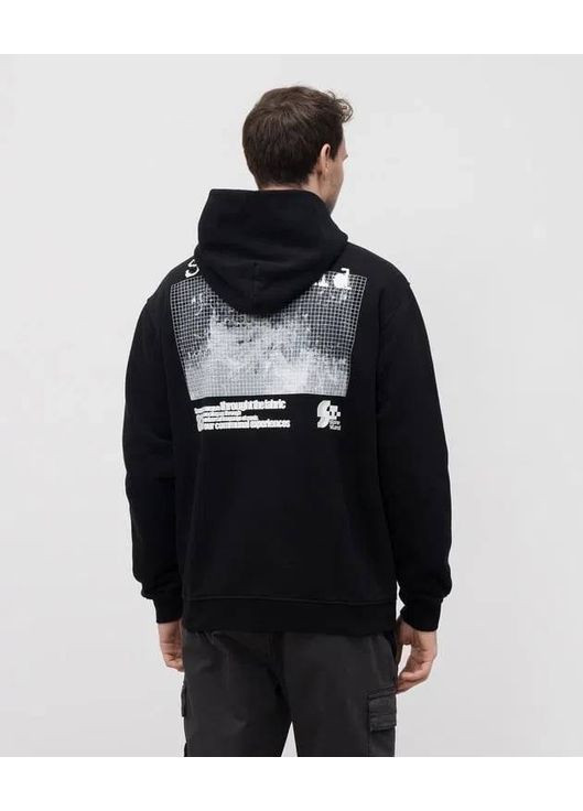 Мужская кофта с красивыми кубиками принтом, черная, в стиле stussy. No Brand (363819830)