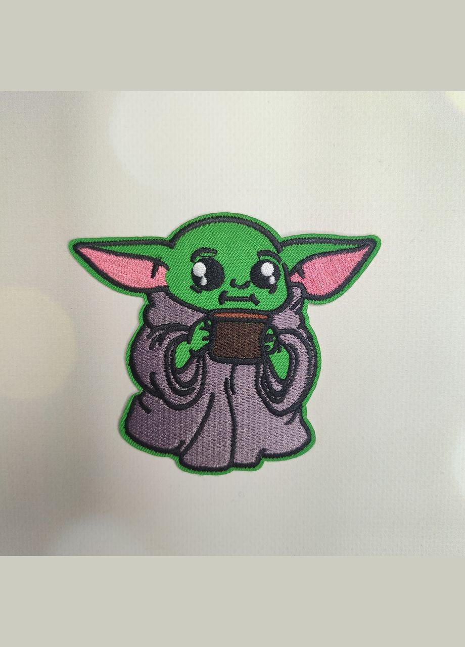 Нашивка, патч "Грогу. Малюк Йода. Зоряні війні. Мандалорець" SureGeek (317046633)