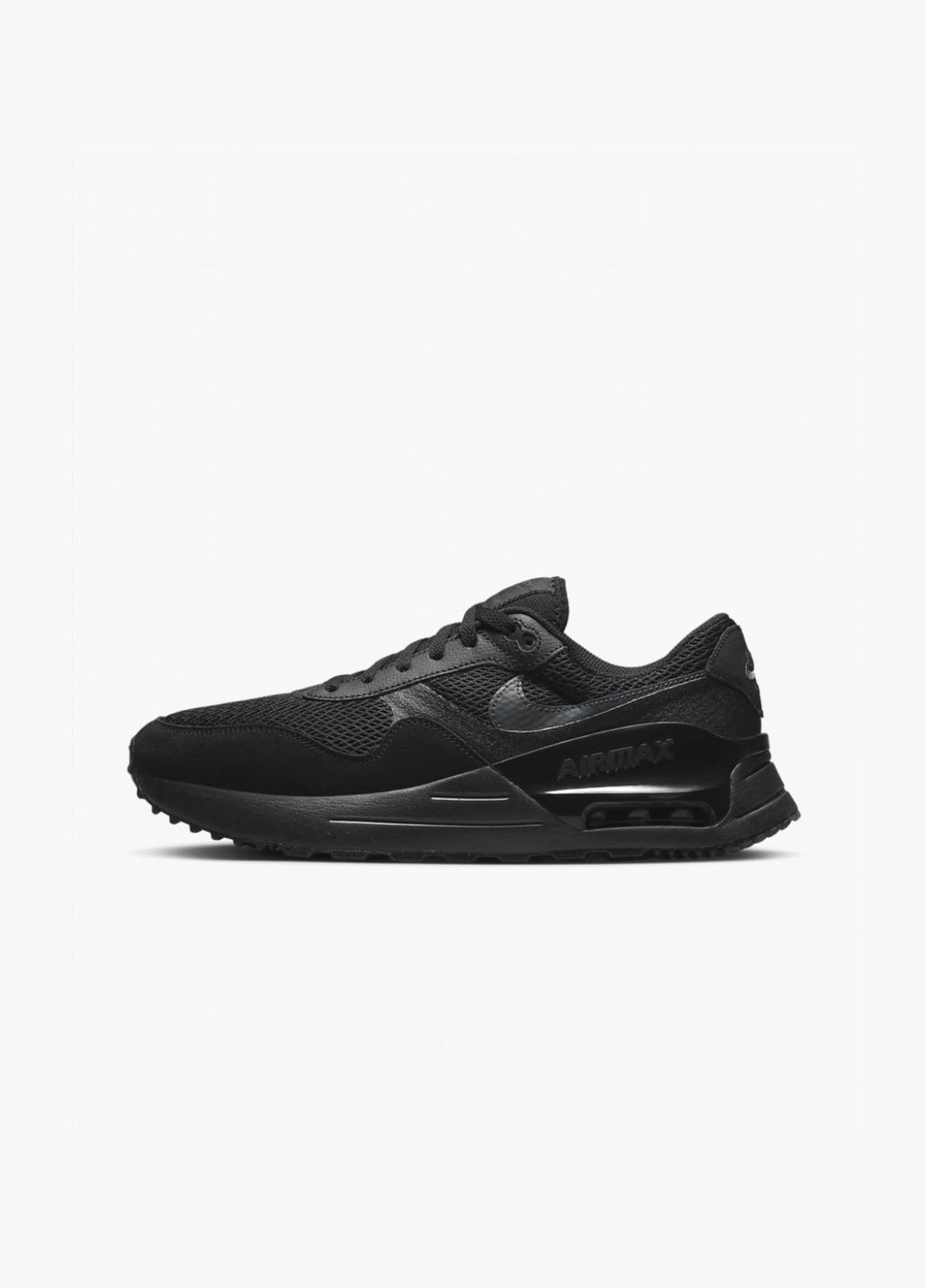 Чорні кросівки чоловічі air max systm men s shoes black dm9537-004 Nike