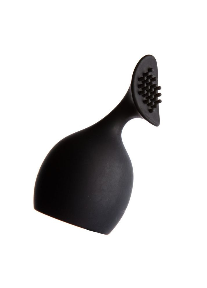 Насадка на микрофон с пупырышками Love Shop для стимуляции клитора, черная Loveshop (349797185)