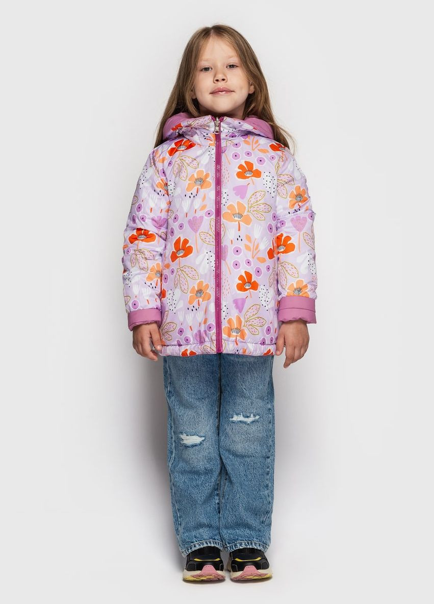 Комбінована демісезонна двостороння куртка венді фуксі Cvetkov Венди