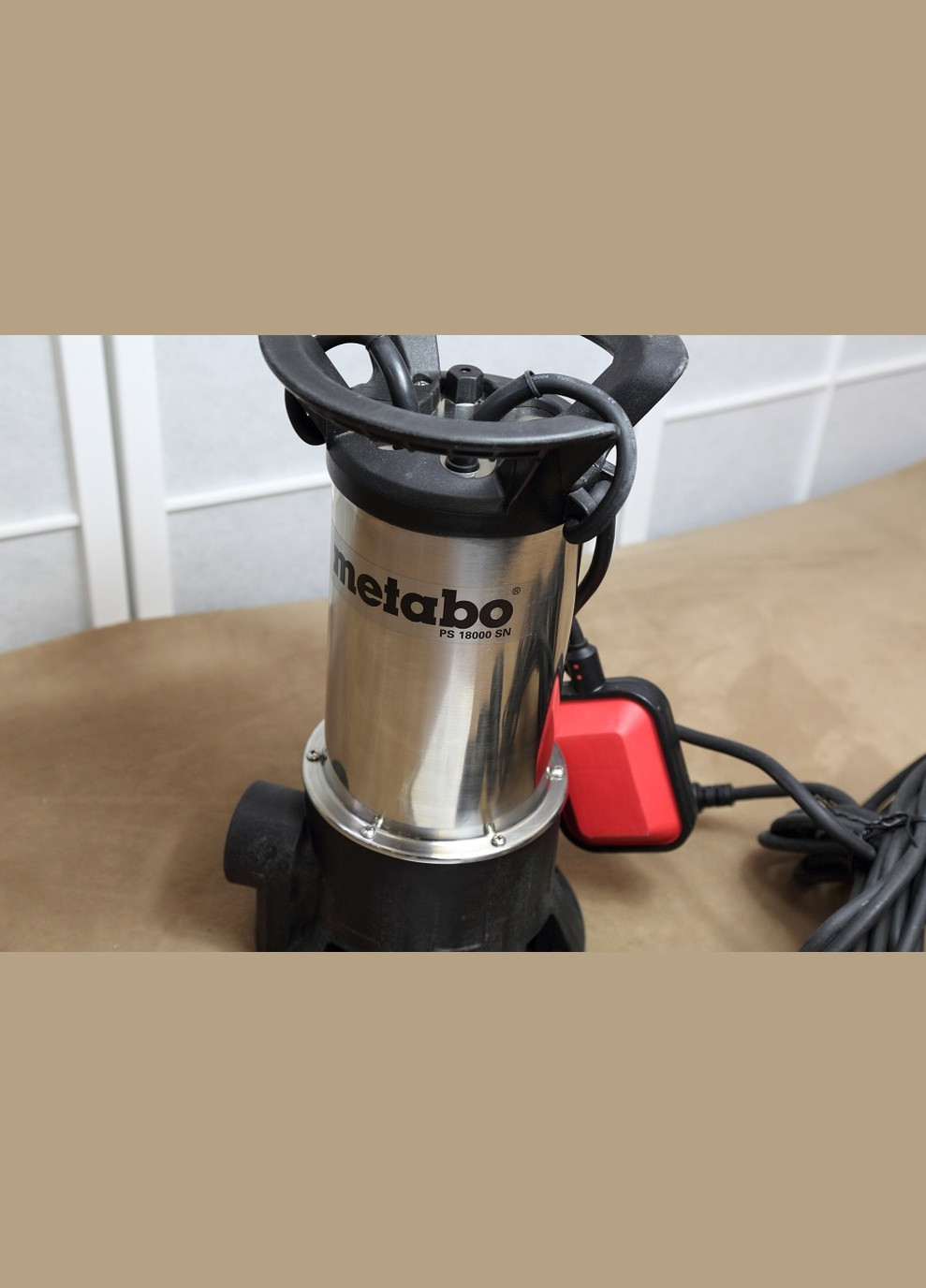 Насос погружной дренажный для грязной воды PS 18000 SN, 1100 Вт (Картон) 0251800000 (5995) Metabo (295042704)