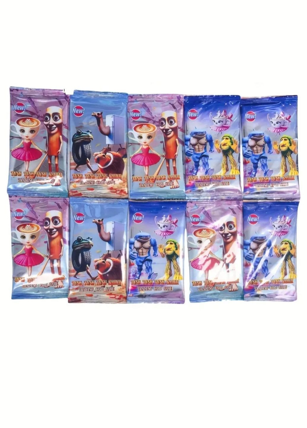 Набор коллекционных карт "Tung Tung Tung Sahur" — игровые карты, смешные персонажи. No Brand (346871853)