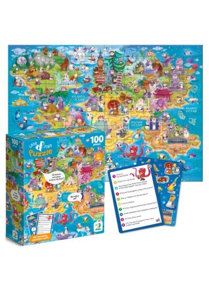 Пазл Вимельпазл Мир пингвинов, 100 элементов (300670) Dodo Вімельпазл Світ пінгвінів, 100 елементів (366735611)