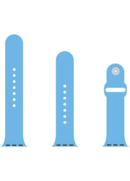 Ремінець Sport Band (3 Straps) для Apple Watch 42 (Series 11-10)/41/40/38 Light Blue (ARM51935) ArmorStandart (323087003)