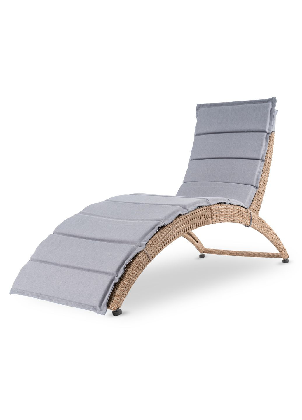 Садовий шезлонг Ciampino бежево/сірий Di Volio (301538551)