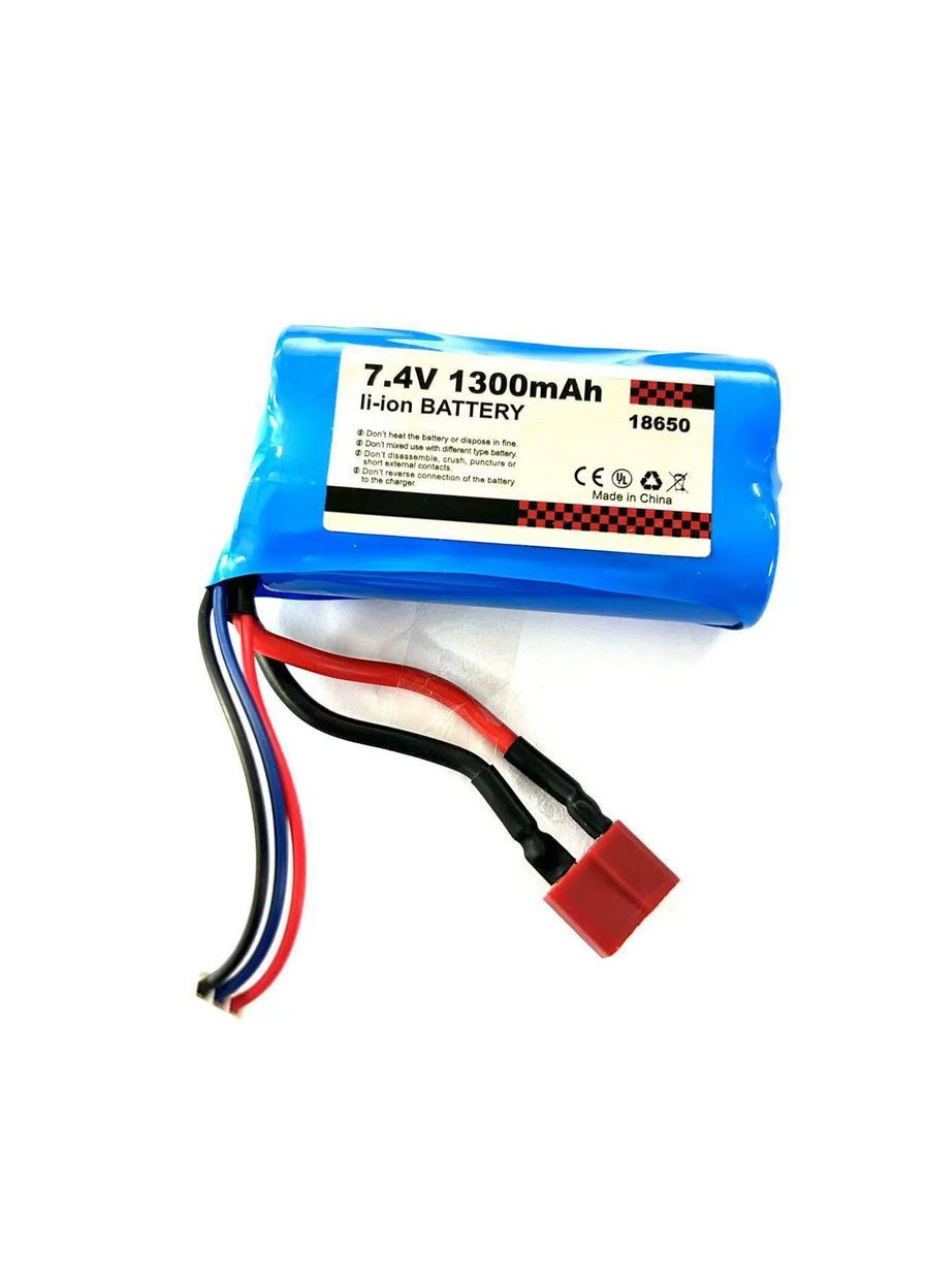 Літій-іонна акумуляторна батарея 7,4 В 1300mAh для радіокерованих моделей 16101 та 16102 ( код: 74V1300MA ) WL Toys (331902338)