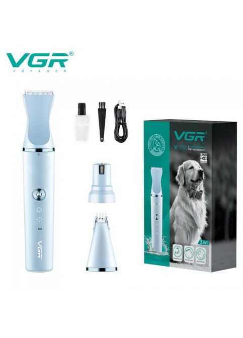 Акумуляторна машинка для стриження кішок і собак VGR V- 205 Тример для грумінгу маленьких тварин No Brand (323486591)