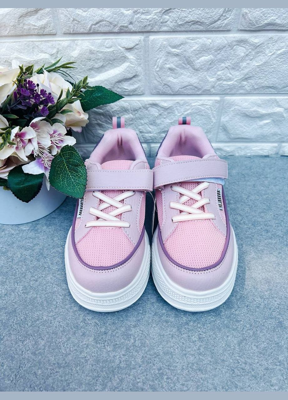 Розовые кроссовки для девочки clibee f8 31 19,5 см розовый кв0478-0 Том.М