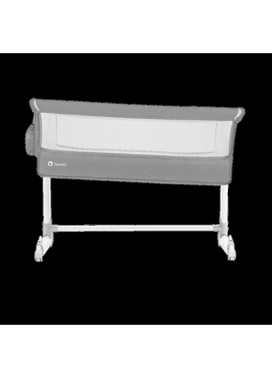 Кроватка приставная Theo Concrete, серый Lionelo LO-THEO CONCRETE (336329595)