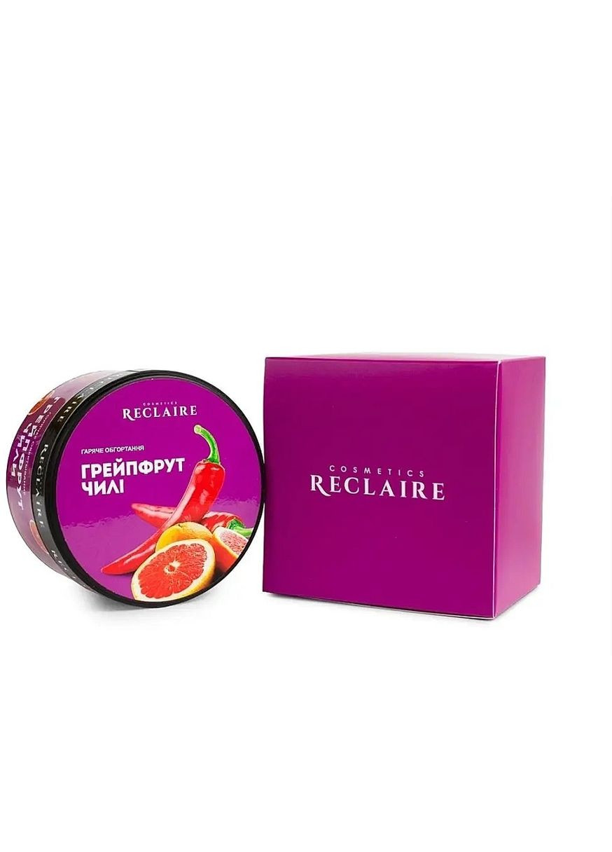 Гаряче антицелюлітне обгортання "Грейпфрут-чилі" 200ml (854732-31015649) Reclaire cosmetics (368644423)