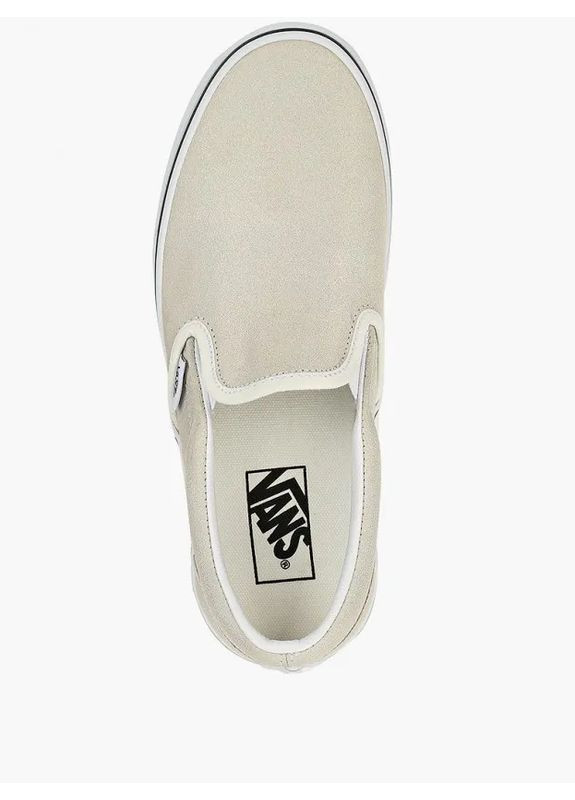Серо-бежевые слипоны Vans