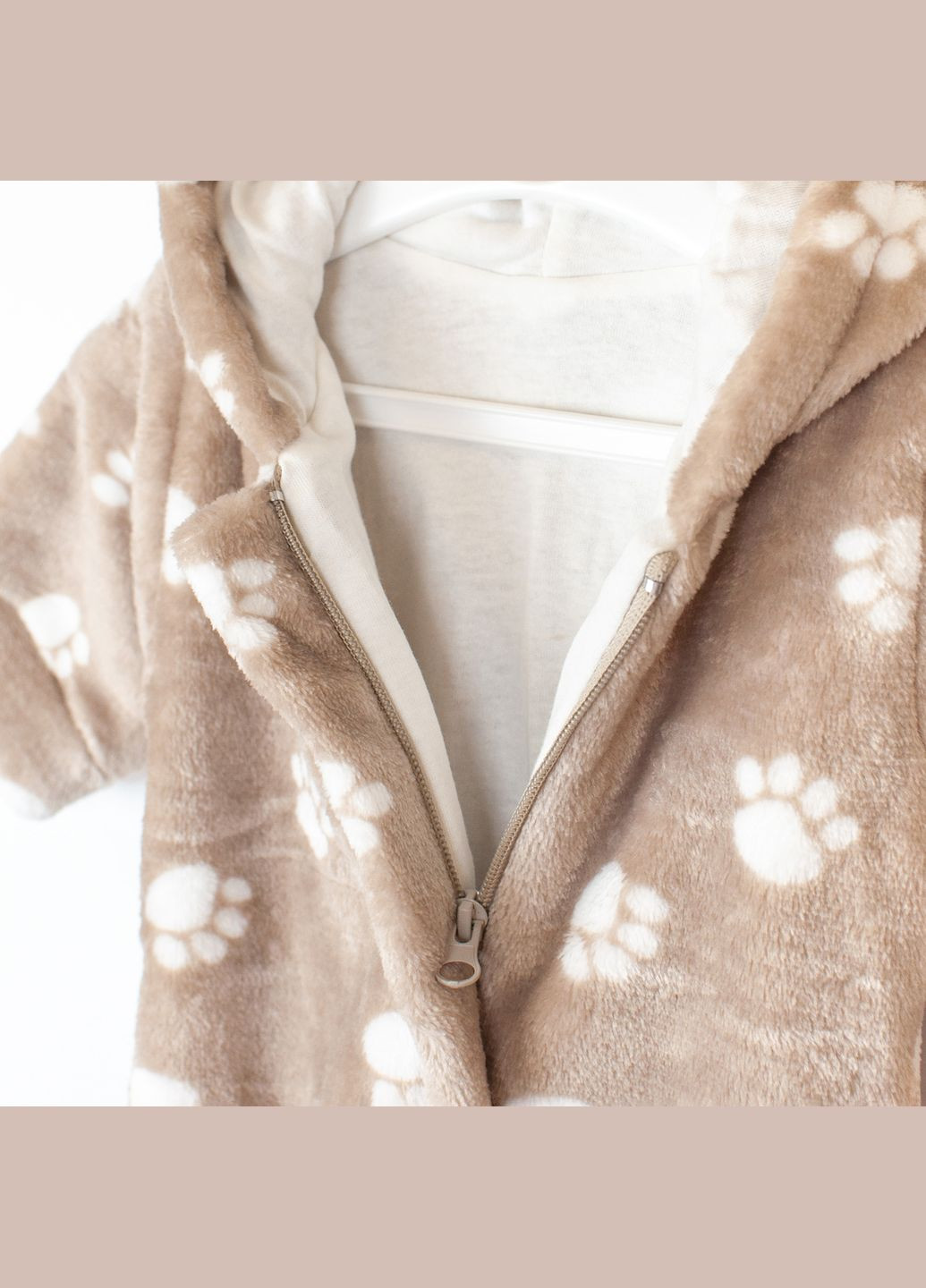 Комбинезон цвета мокко с капюшоном Dexter`s на подкладке lapki dexter's (300277819)