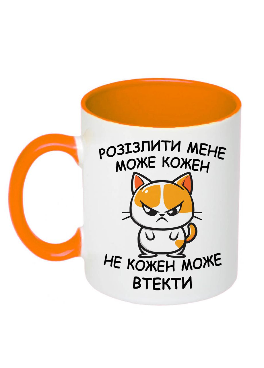 Чашка с печатью "Злой кот" 330 мл ( ) (24328) No Brand (325881715)