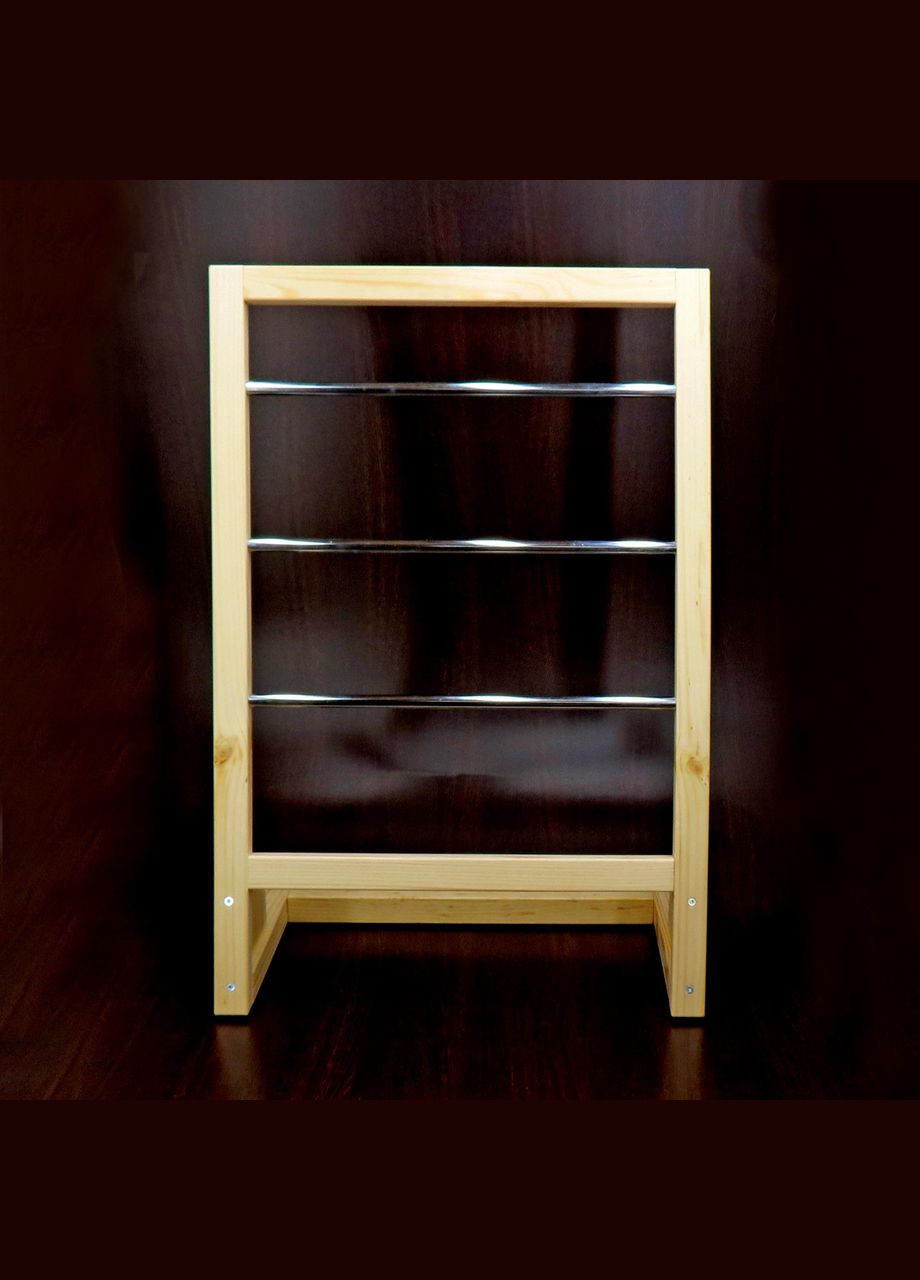 Стійка-вішалка підлогова з дерева Альварадо бланже (СШВ-000601) No Brand (328210419)