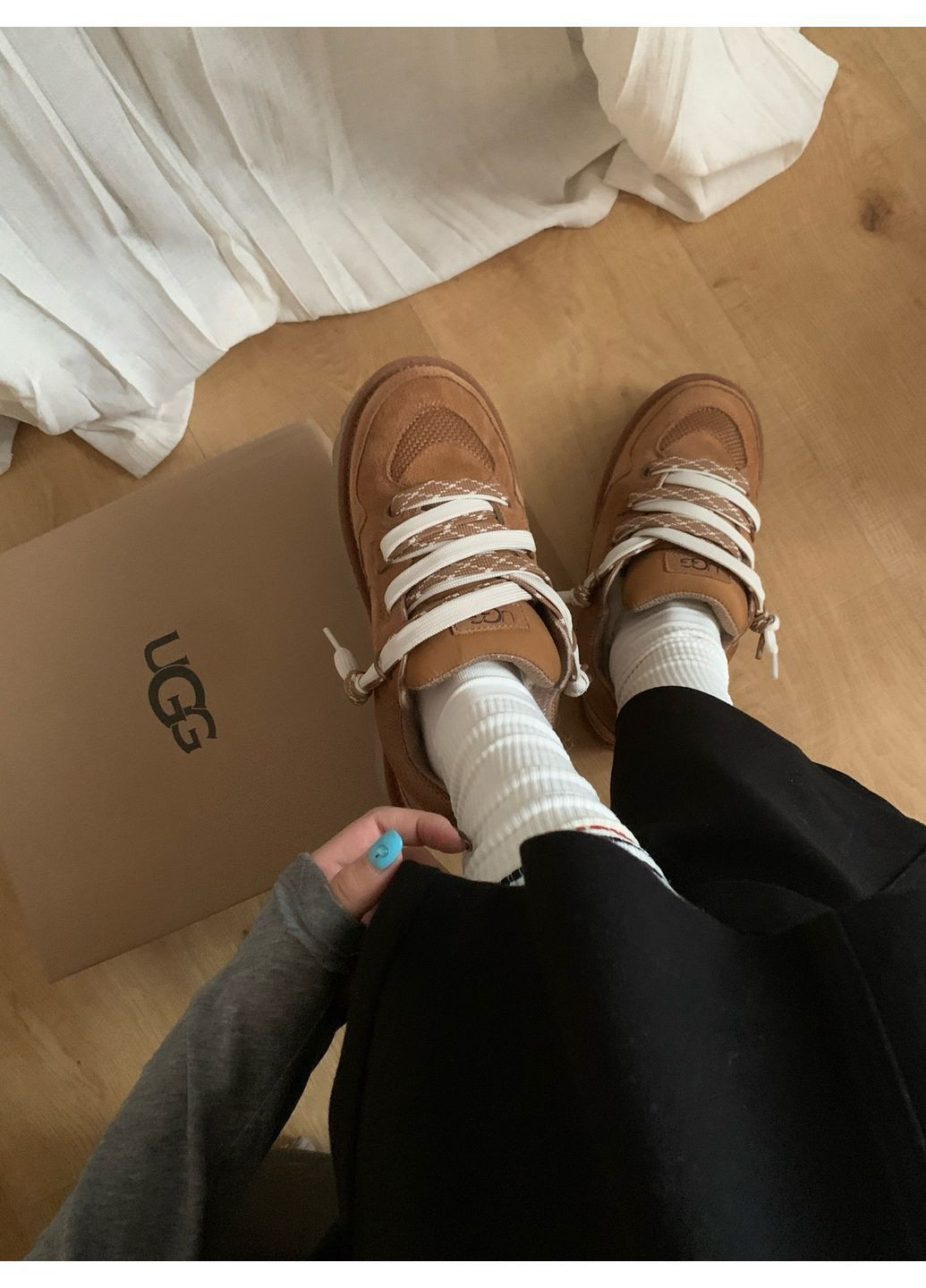 Уггі унісекс кросівки Ловмел коричневі UGG Lo Lowmel Chestnut No Brand (369153014)