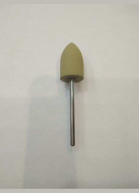 Насадка для фрезера H330f Оливковый(мягкий-1 мкм) 3-я стадия для геля, акрила и полировки натурального ногтя No Brand (299385432)