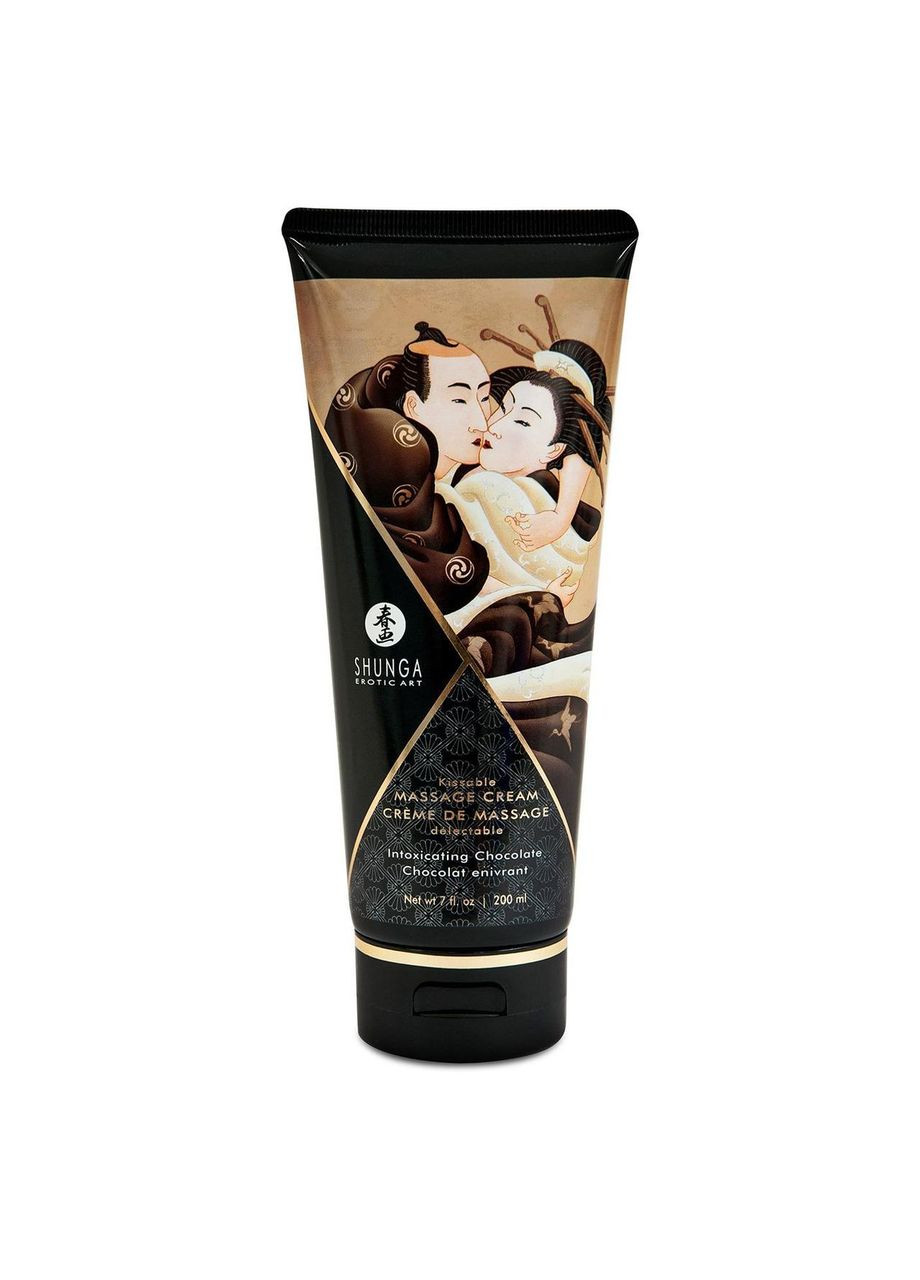 Съедобный массажный крем Kissable Massage Cream - Intoxicating Chocolate (200 мл) Shunga (303885882)
