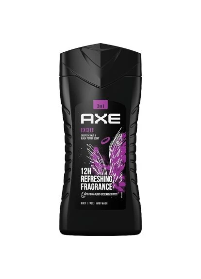 Гель для душа Excite 250 мл (8710447276587) Axe Excite 250 мл (400421452)
