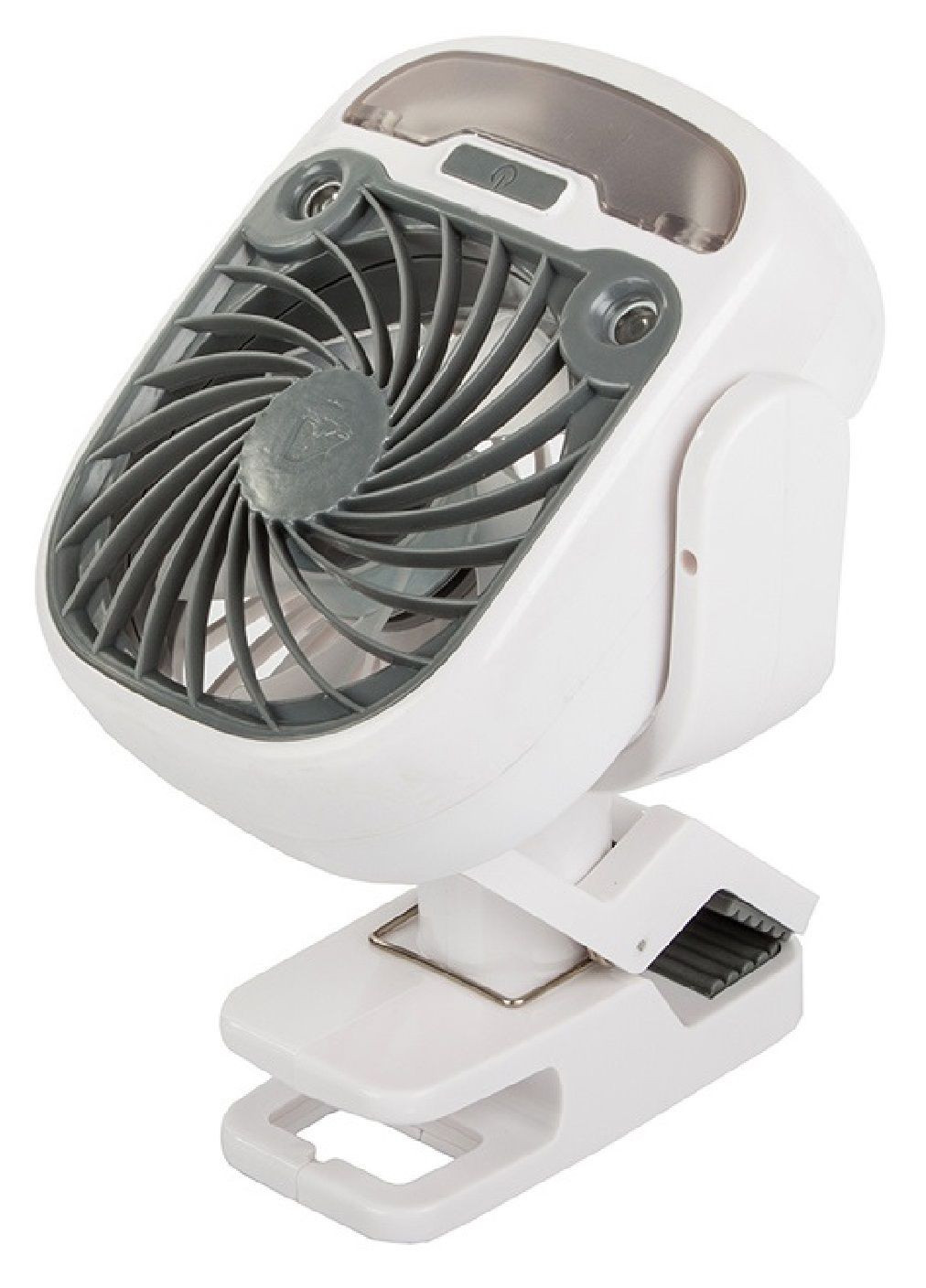 Мини вентилятор кондиционер настольный аккумуляторный на прищепке с увлажнителем воздуха 25х12.5 см (477445-Prob) Белый Unbranded (297364836)
