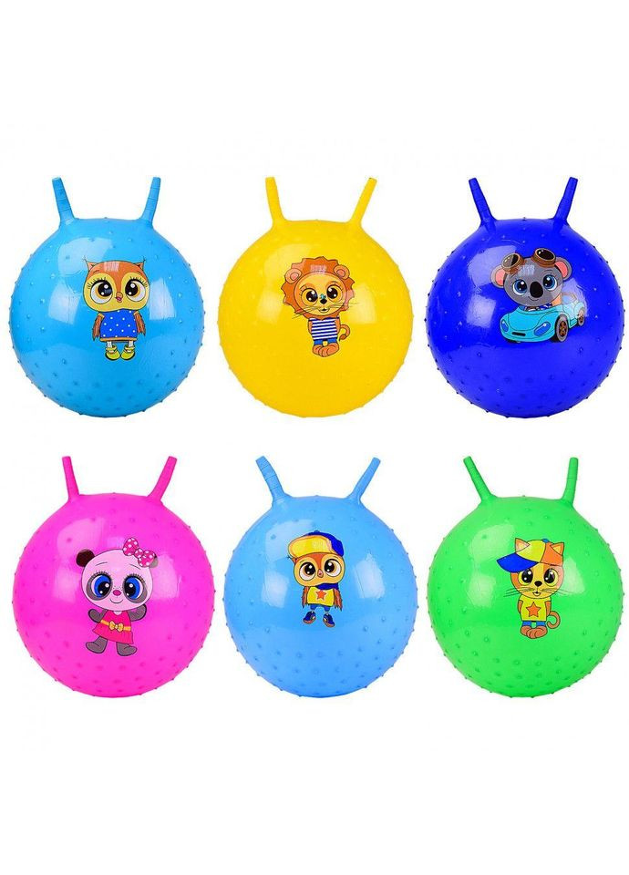 М'яч для фітнесу, ріжки з шипами, 45 см ( ) малюнок може відрізнятись (CB4503) MIC (362427878)