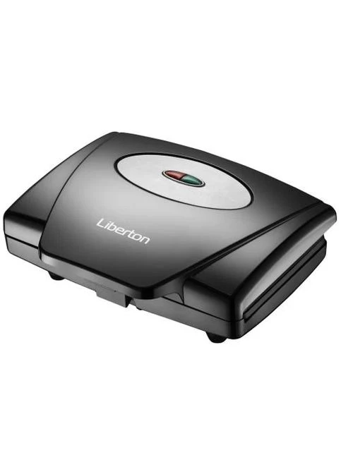 Бутербродница LSM-7510, Black/Gray, 750W, пластины треугольные сэндвичи 4шт, антипригарное покрытие, индикатор готовности Liberton (397862941)