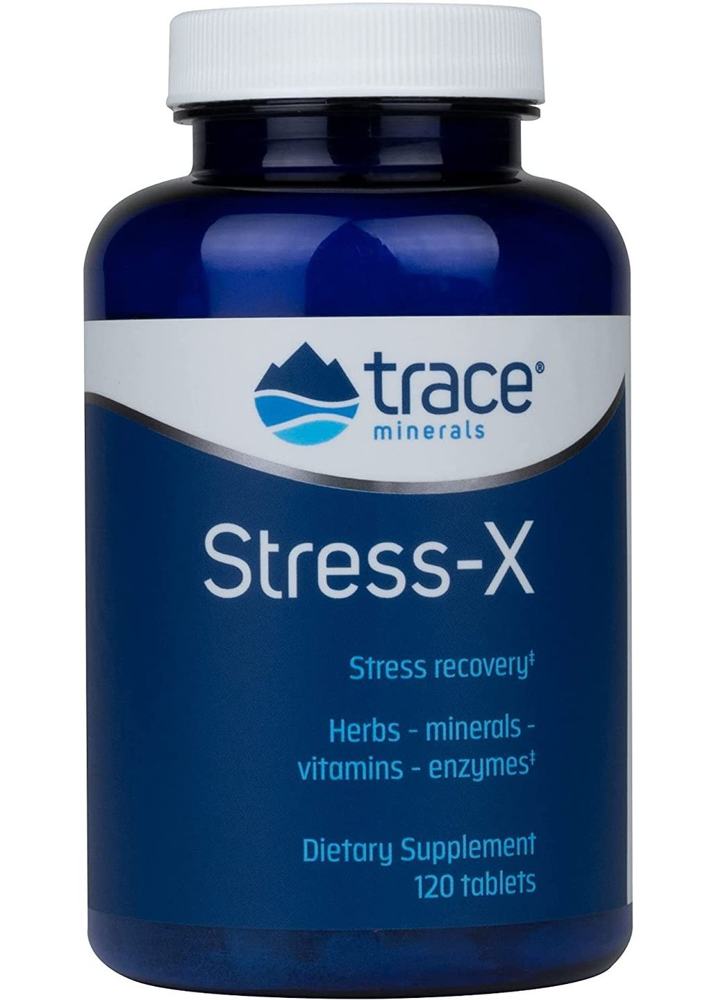 Стрес-X, захист від стресу, Stress-X,,120 таблеток Trace Minerals Research (362368708)