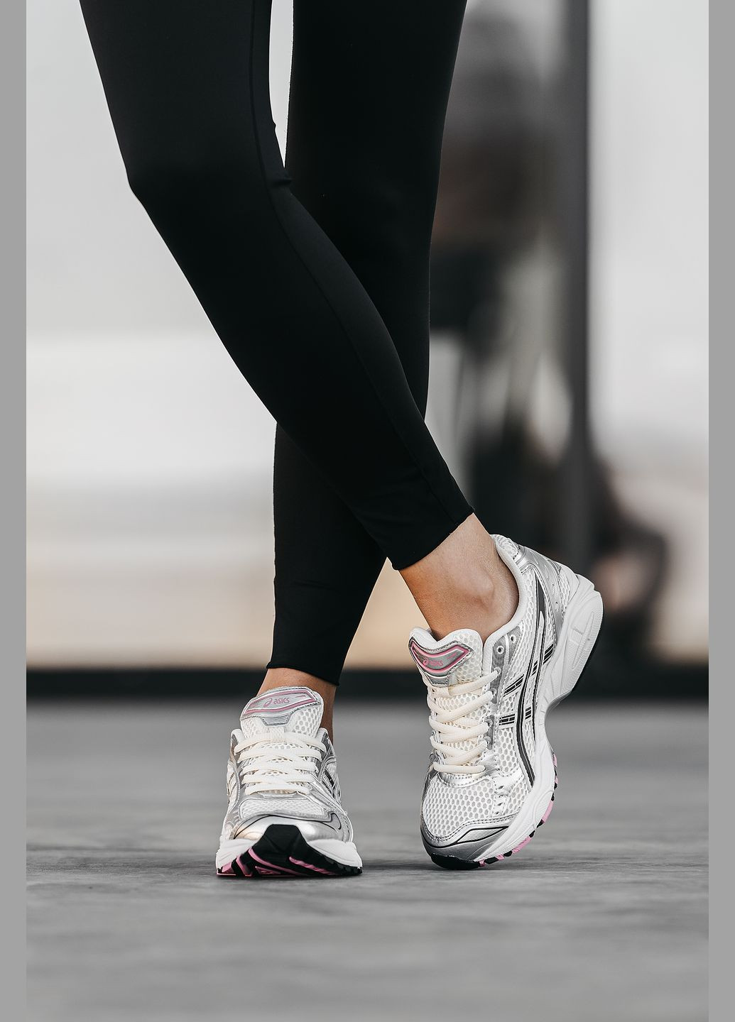 Кроссовки женские Asics Gel-Kayano 14 grey pink | Асикс Гель-Каяно серые розовые No Brand серые всесезоны (315018931)