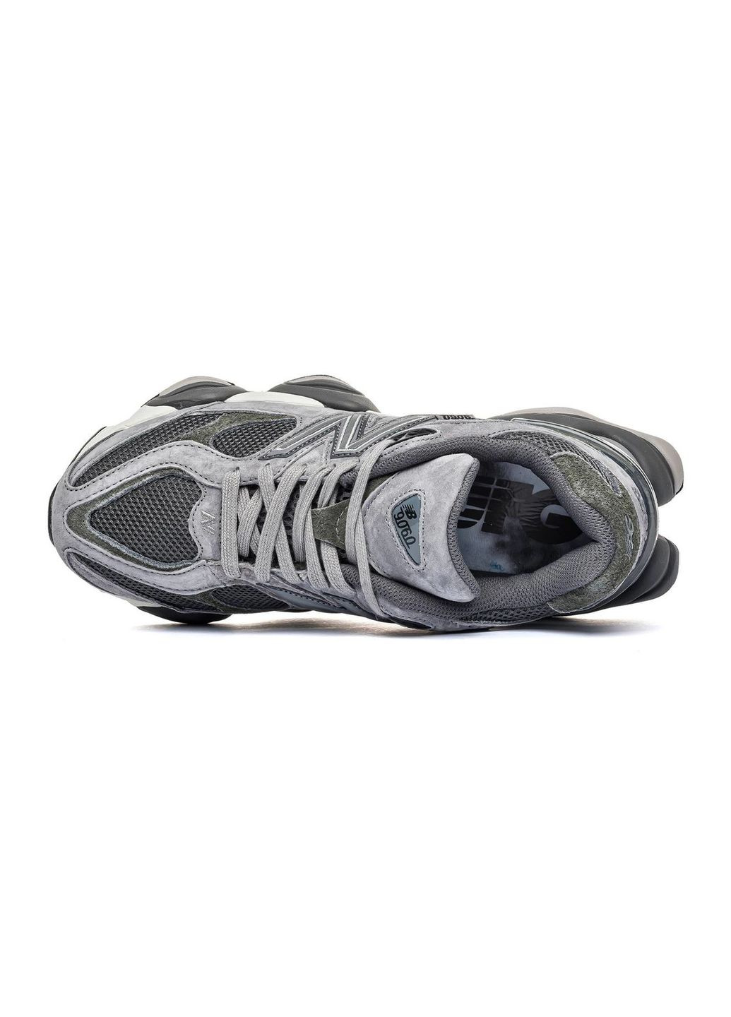 Серые демисезонные кроссовки мужские dark grey, вьетнам New Balance 9060