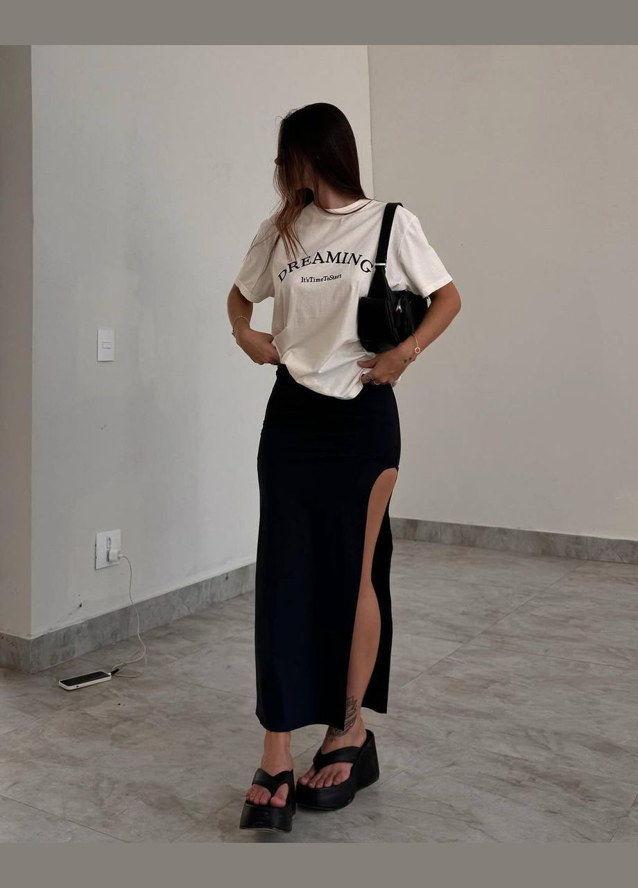 Чорна повсякденний жіноча сукня бандо максі Avanti однотонна